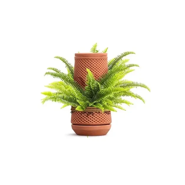 Certa Self-Watering Terracotta Ceramic Planter