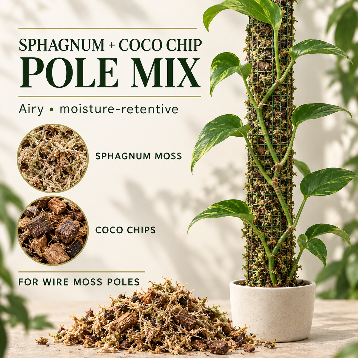Moss Pole Growing Mix